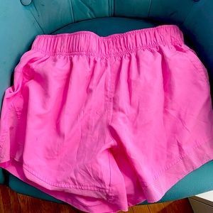 Pink swim shorts